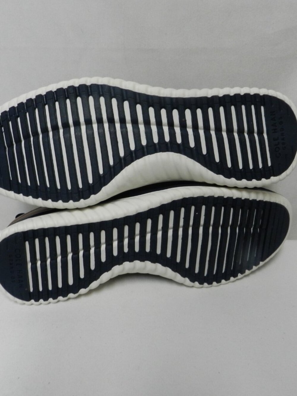 Cole Haan Grand Sport Sneakers Knit w/ Leather blue brown Men NIB NEW Size Sz 10 - Picture 15 of 16